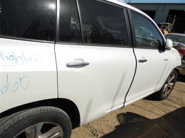 2008 Toyota Highlander Limited White 3.5L AT 2WD #Z24660